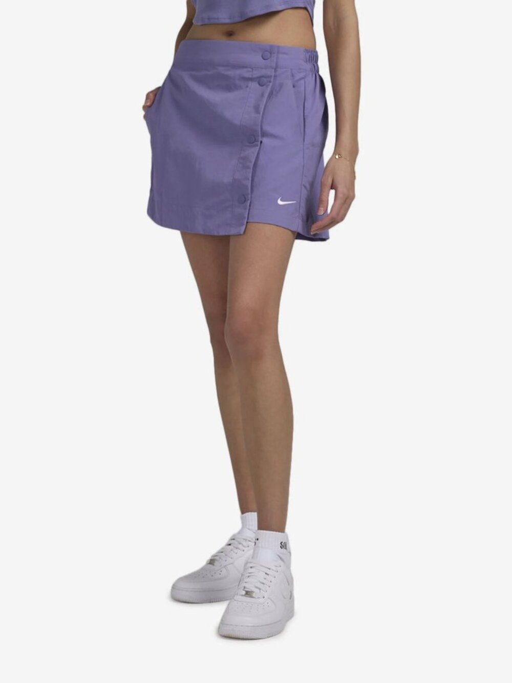 Nike Sportswear Essential Women's Woven Skort Purple HM6979-527, Size M (New) - Picture 2 of 16